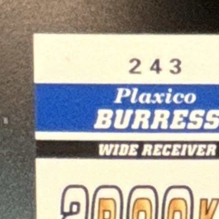 2000 Leaf Certified Plaxico Burress /1000 #243 RC Pittsburgh Steelers