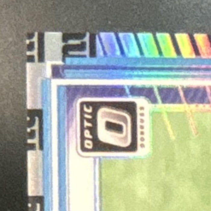 2025 Panini Donruss Optic Jaxson Dart Team Logo Prizm /32 #273 New York Giants