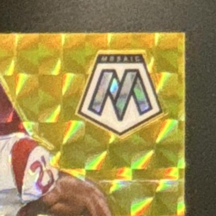 2021 Panini Mosaic Draft Picks Tyler Vaughns Mosaic Gold /10 #31 RC USC Trojans