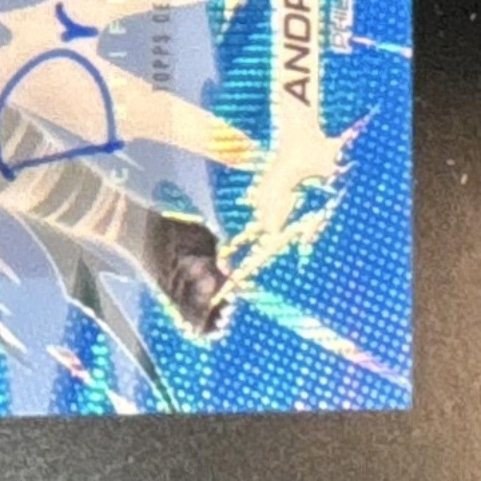 2025 Topps Resurgence Andrew Mukuba Blue Surge Auto /99 RC Philadelphia Eagles