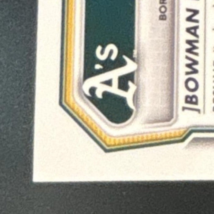 2026 Bowman Leo De Vries Chrome Prospects PackFractor Variation /89 Athletics