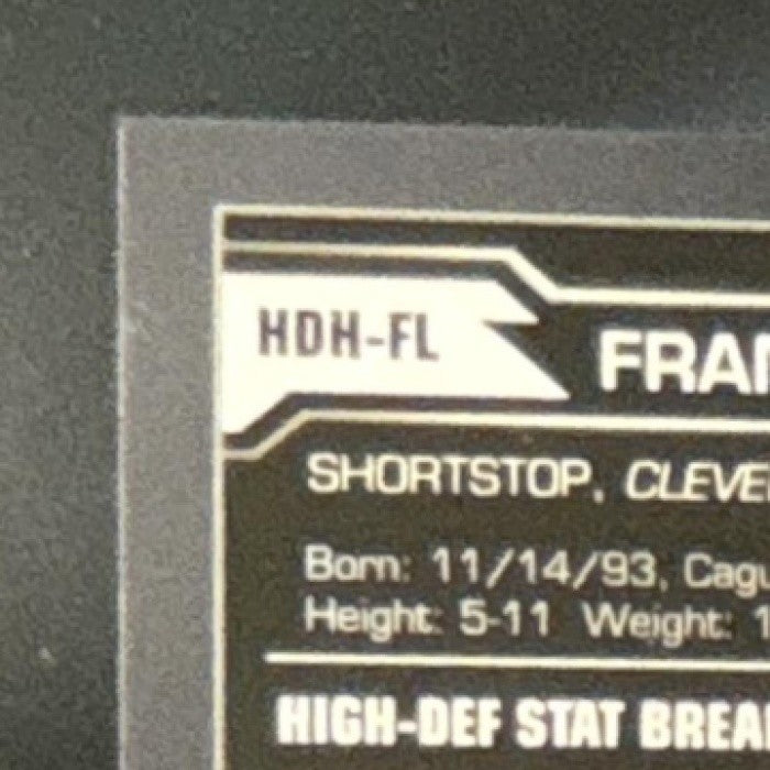 2015 Bowman's Best Francisco Lindor Hi Def Heritage #HDH-FL RC Cleveland Indians