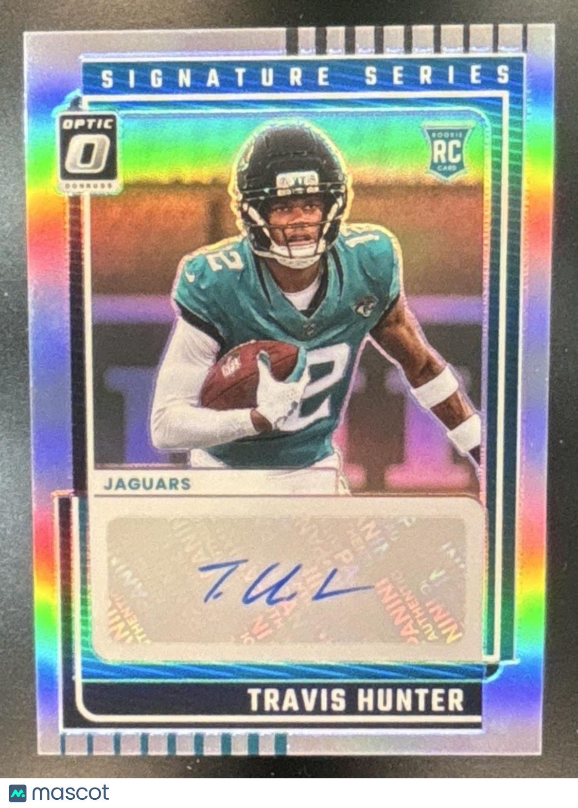 2025 Donruss Optic Travis Hunter Signature Series RC Auto Jacksonville Jaguars