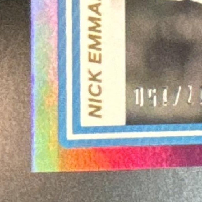 2025 Panini Donruss Nick Emmanwori Rated Rookie Auto Purple /150 #348 RC