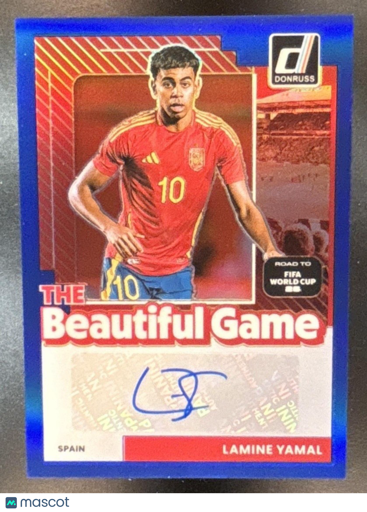 2025-26 Donruss Road to FIFA World Cup 26' Lamine Yamal Beautiful Game Auto /99