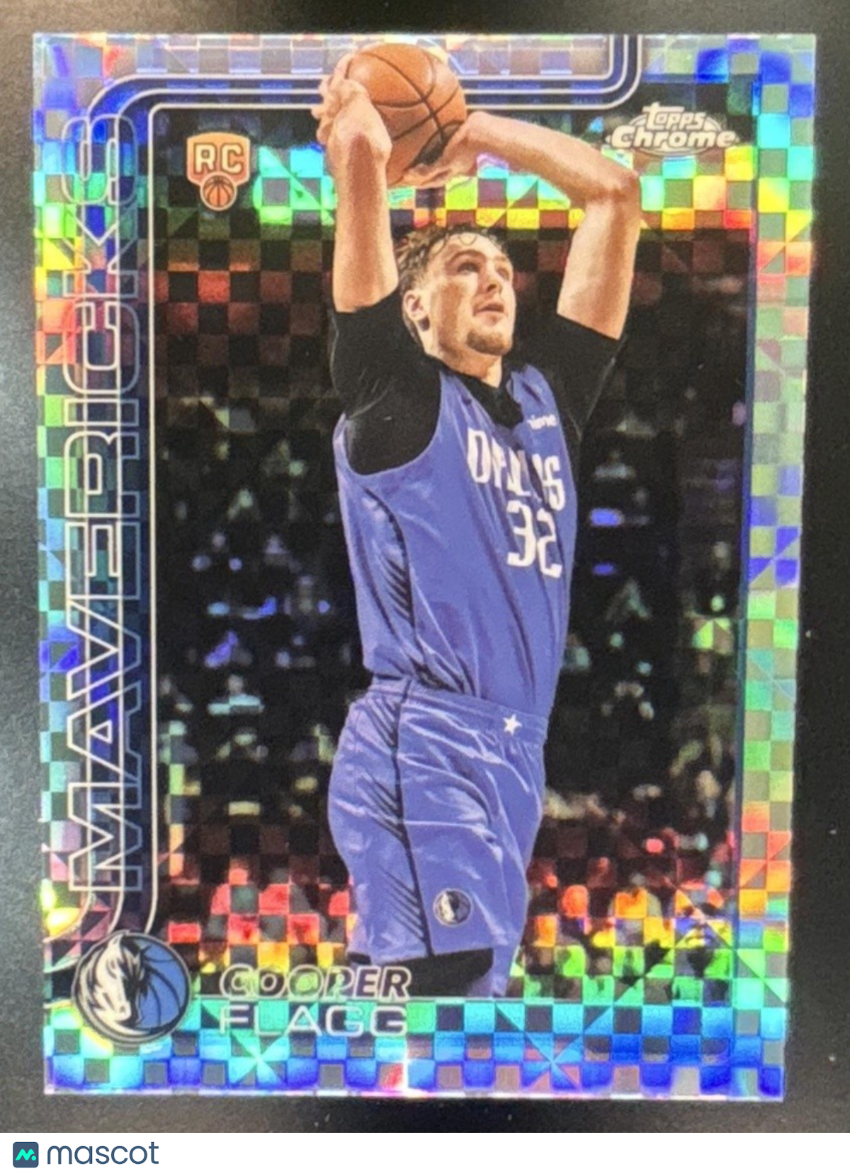 2025-26 Topps Chrome Cooper Flagg X-Fractor #251 RC Dallas Mavericks