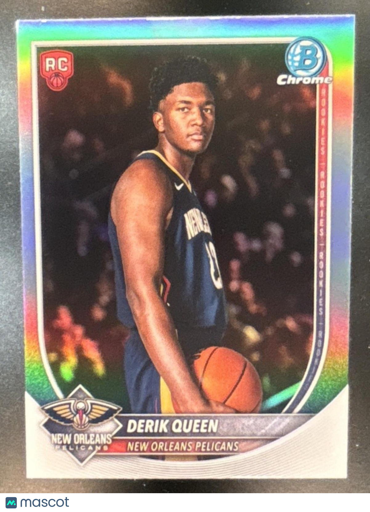 2025-26 Bowman Derik Queen Chrome Red Rookie Variation SP RC Pelicans