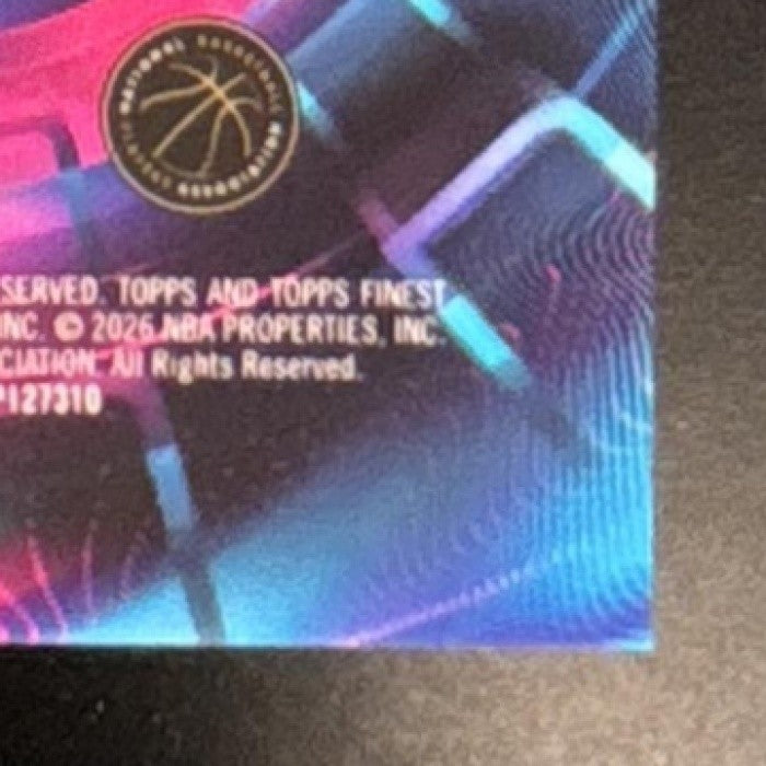 2025-26 Topps Finest Tre Johnson III Pulse #P-15 SSP Washington Wizards
