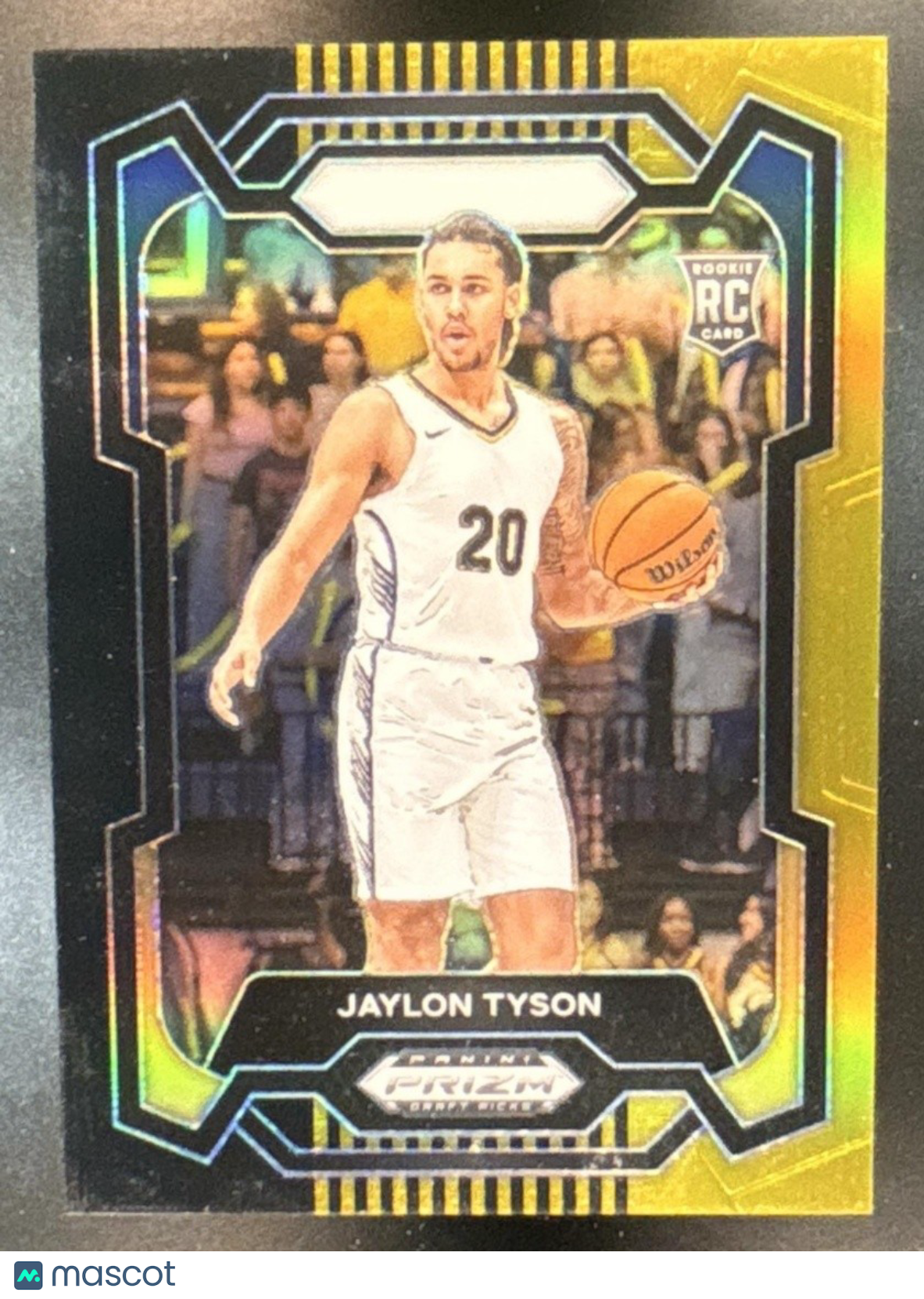 2024 Panini Prizm Draft Picks Collegiate Jaylon Tyson Black Gold /5 #92 RC