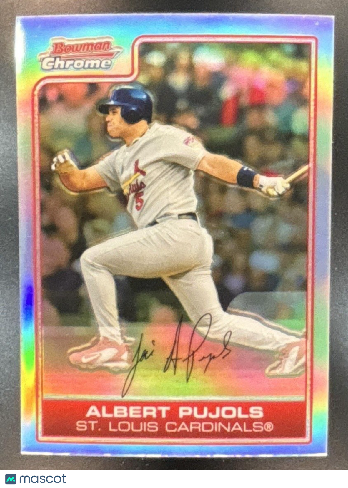 2006 Bowman Chrome Albert Pujols Refractor #25 St. Louis Cardinals