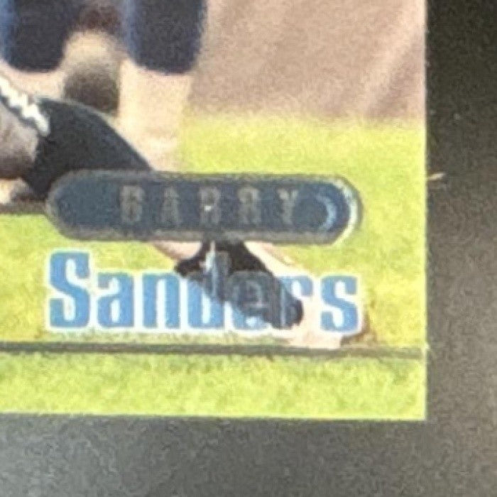 1998 Topps Stadium Club Barry Sanders Chrome #SCC10 Detroit Lions