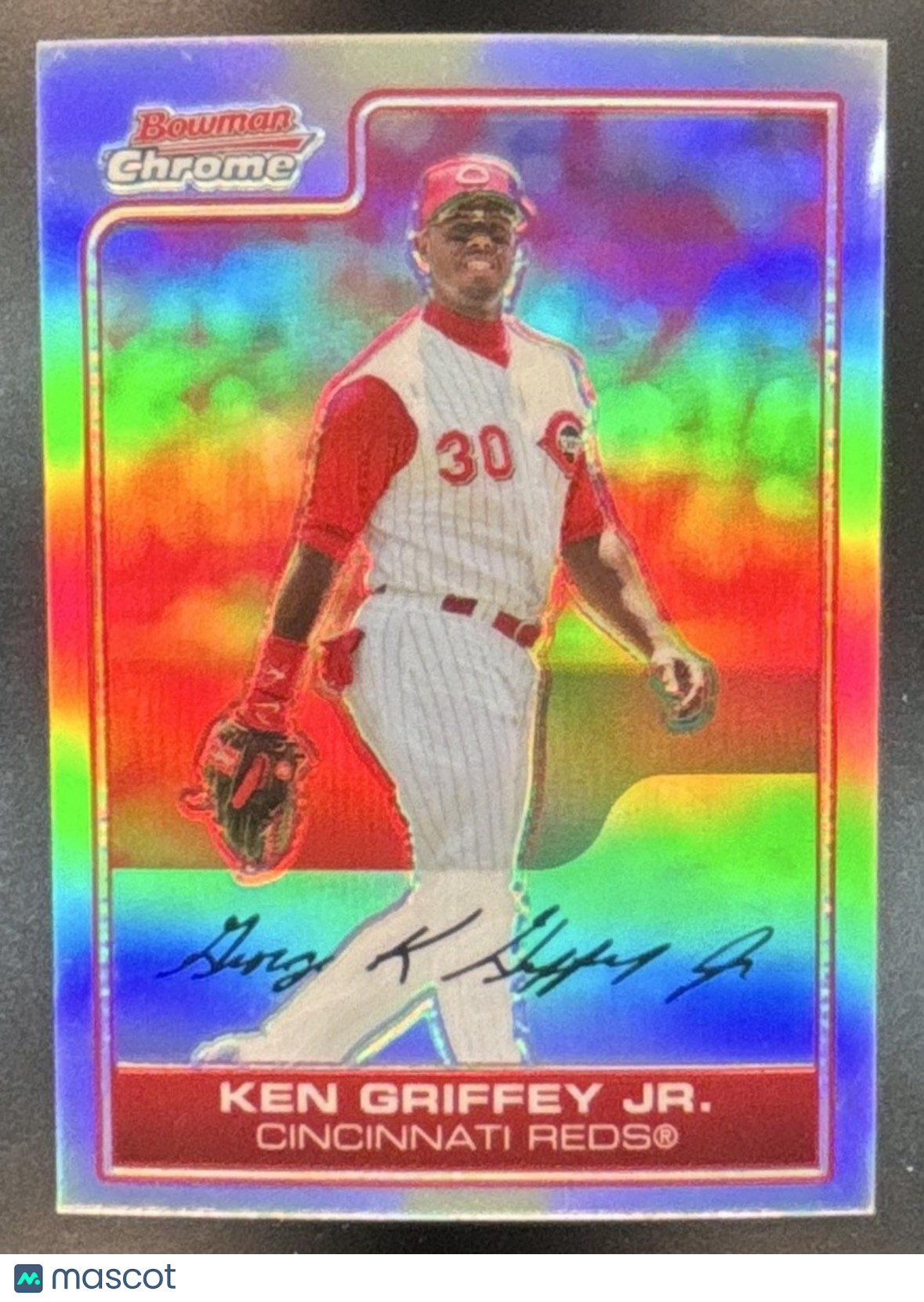 2006 Bowman Chrome Ken Griffey Jr. Refractor #81 Cincinnati Reds