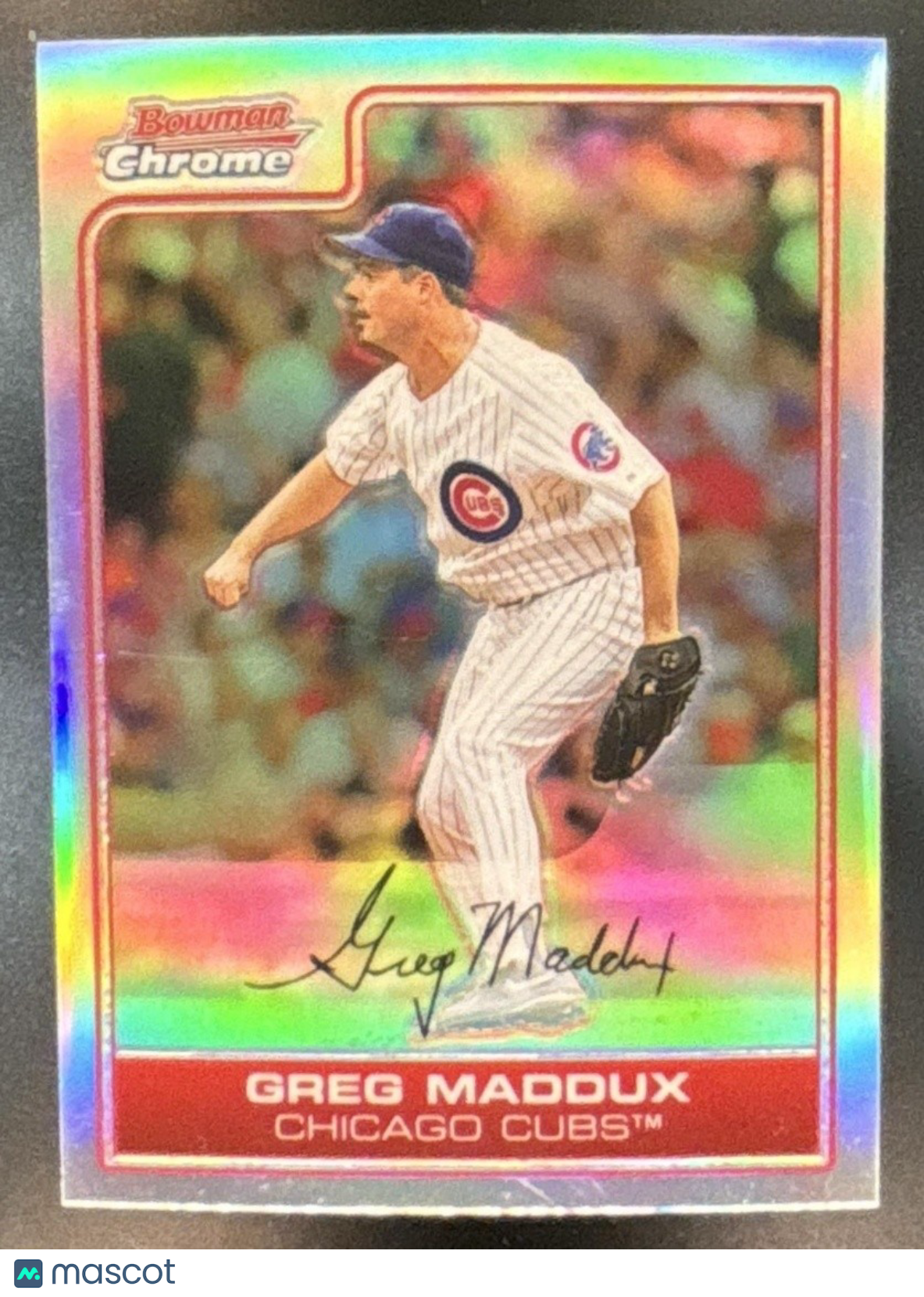 2006 Bowman Chrome Greg Maddux Refractor #66