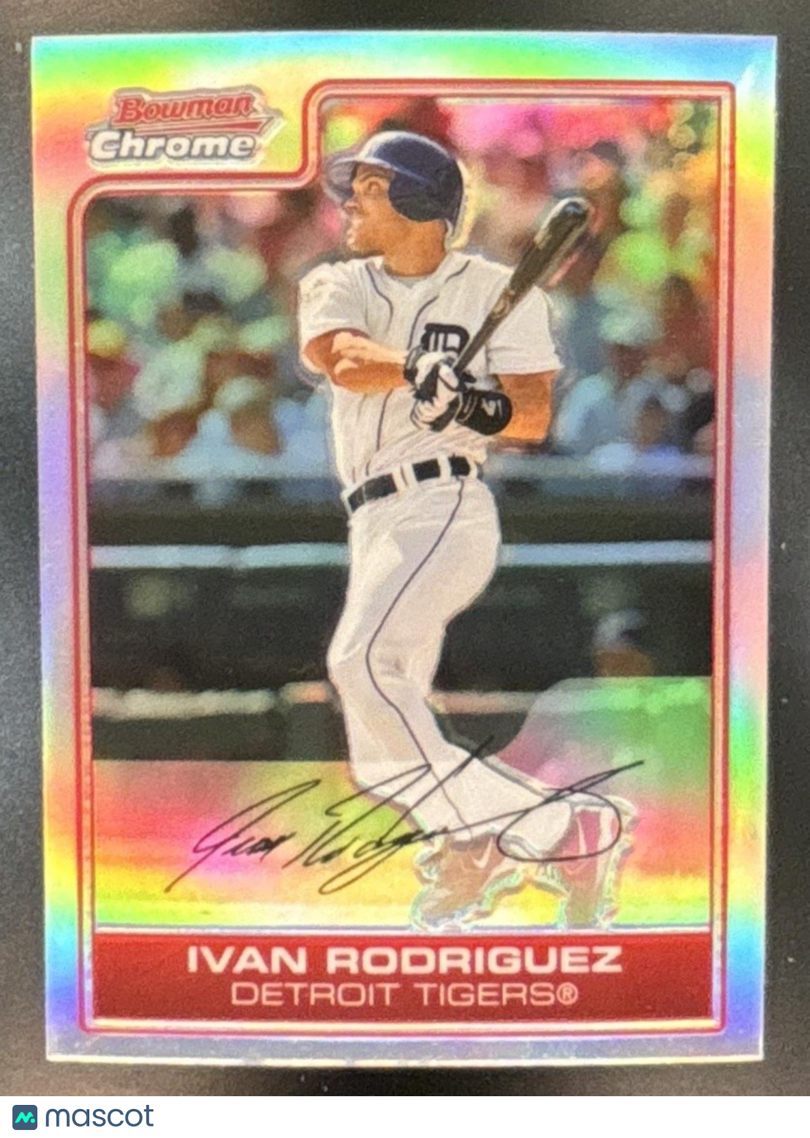 2006 Bowman Chrome Ivan Rodriguez Refractor #62 Detroit Tigers