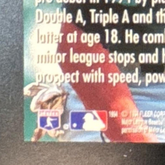 1995 Fleer Alex Rodriguez Major League Prospects #10 RC Seattle Mariners