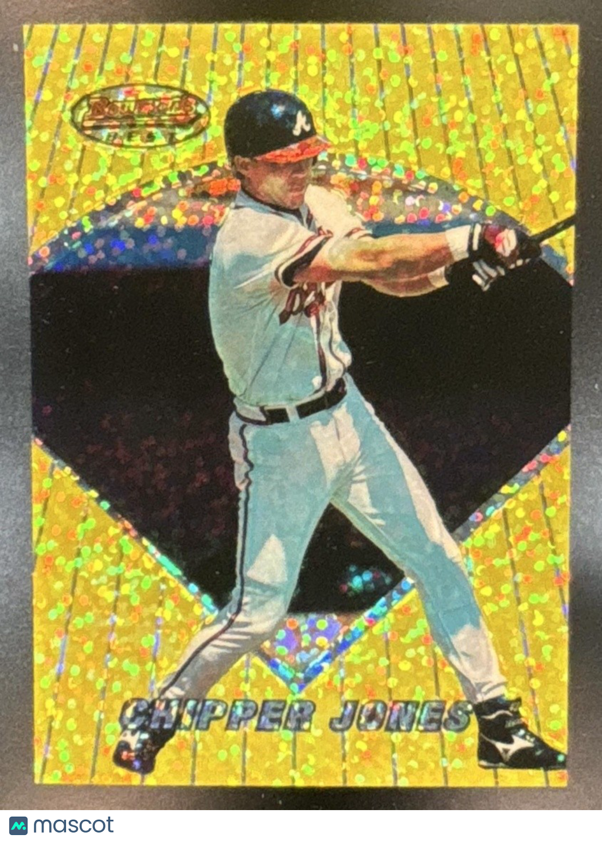 1996 Bowman Chipper Jones Bowman's Best Previews Atomic Refractor #BBP 1 Braves