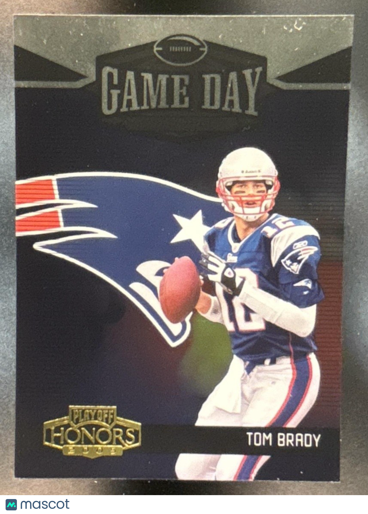 2005 Playoff Honors Tom Brady Game Day Foil /250 #GD-4 New England Patriots