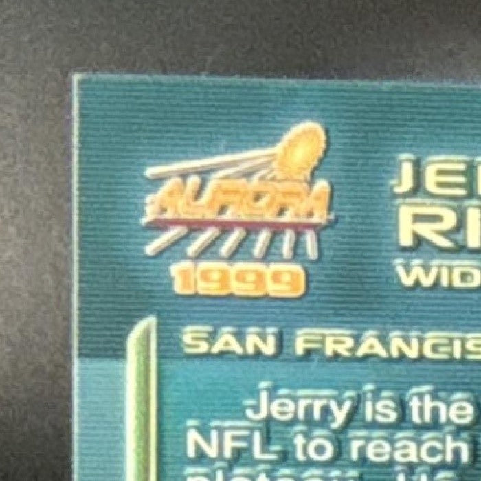 1999 Pacific Aurora Jerry Rice Styrotechs #16 San Francisco 49ers