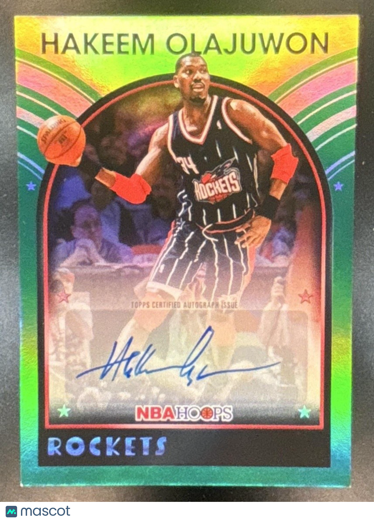 2025-26 Topps Hoops Hakeem Olajuwon 1989 Signatures #89S-HO Auto Houston Rockets