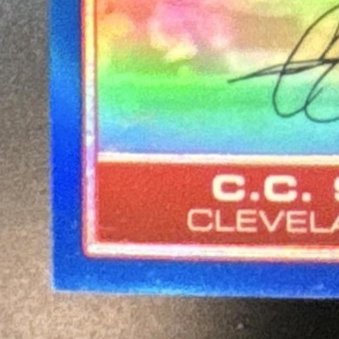 2006 Bowman Chrome CC Sabathia Blue Refractor /150 #26 Cleveland Indians