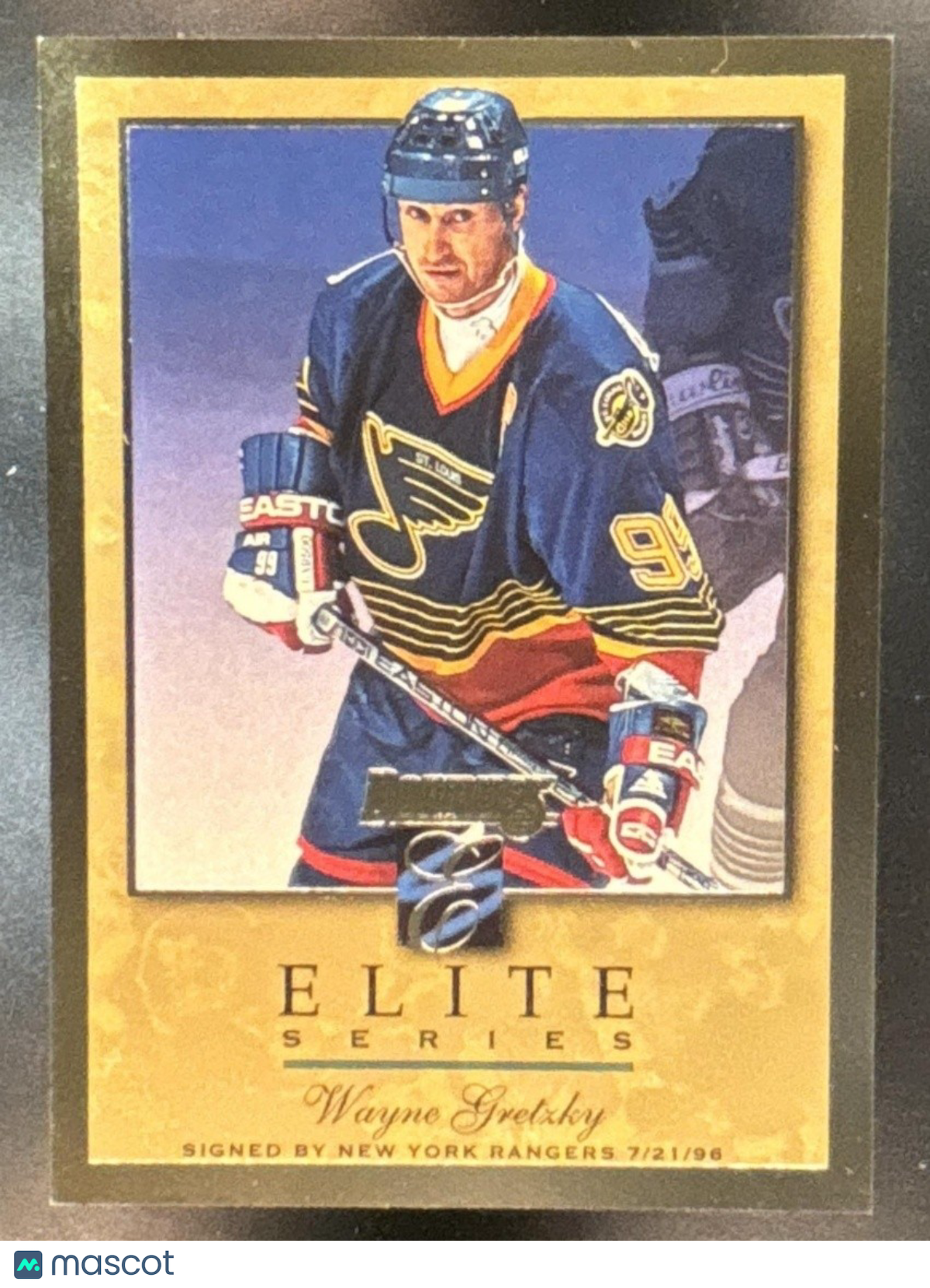 1996-97 Donruss Wayne Gretzky Elite Inserts Gold /2000 #2 New York Rangers