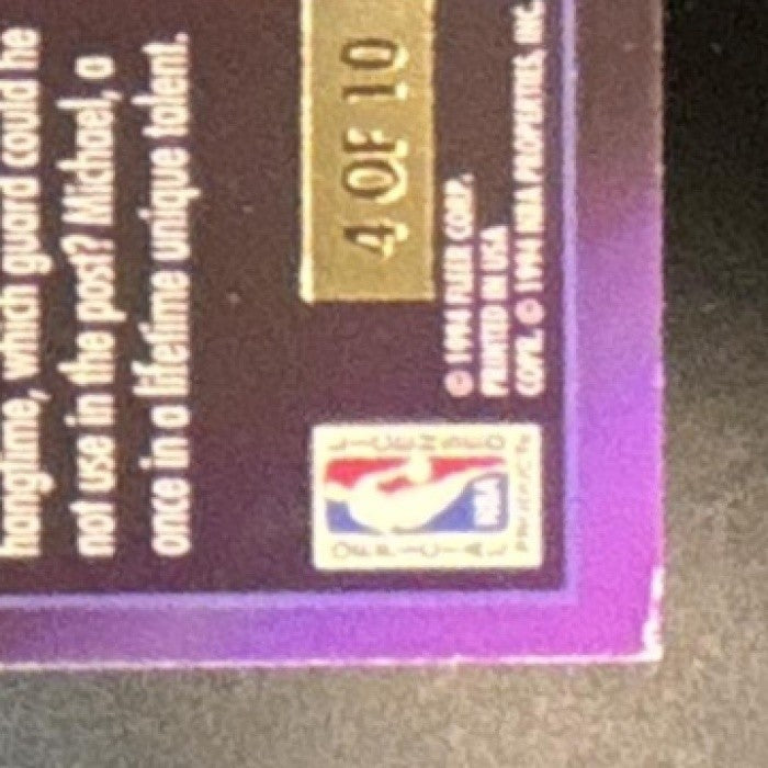 1993-94 Fleer Ultra Michael Jordan Inside Outside #4 Chicago Bulls