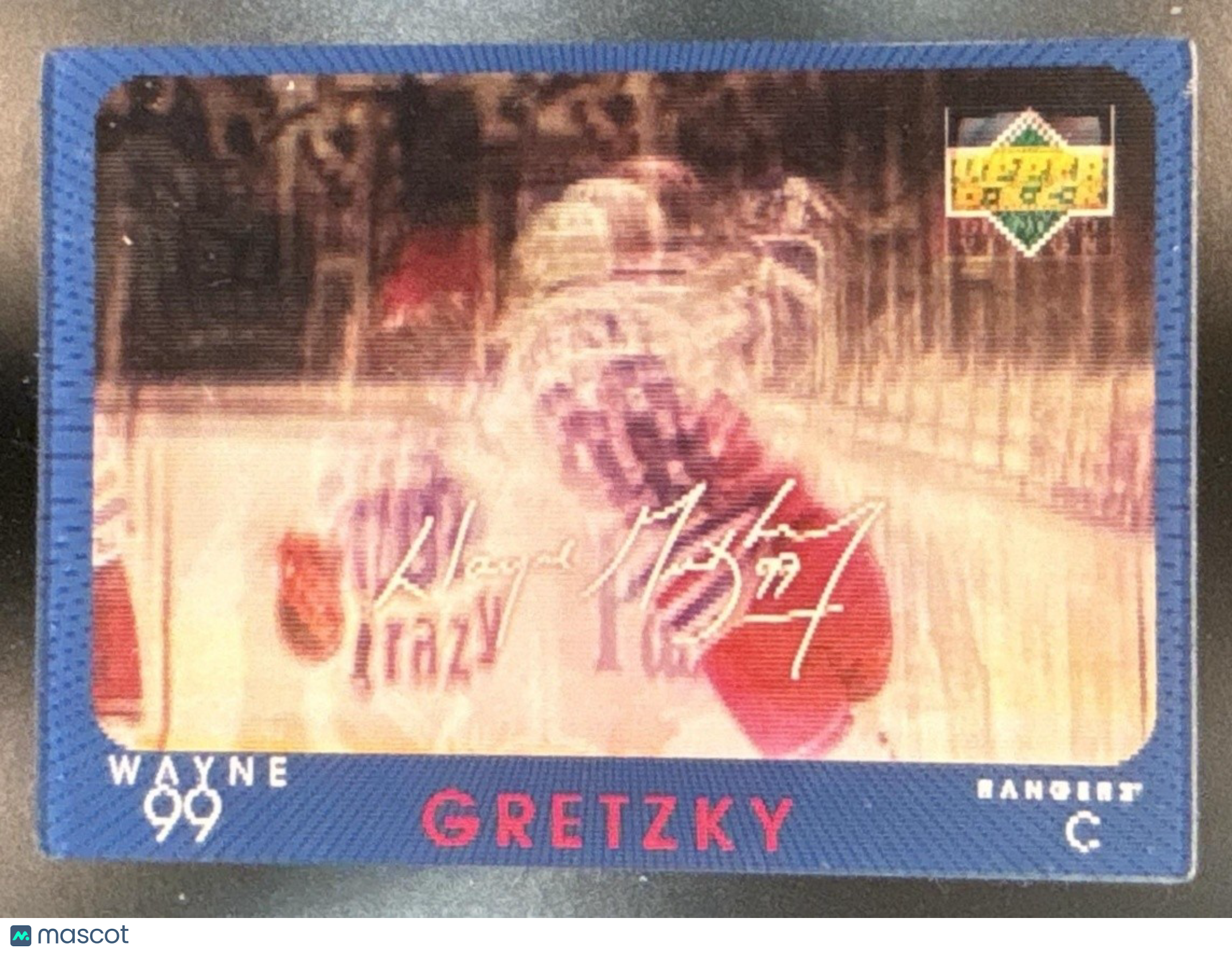 1997-98 Upper Deck Diamond Vision Wayne Gretzky Signature Moves New York Rangers