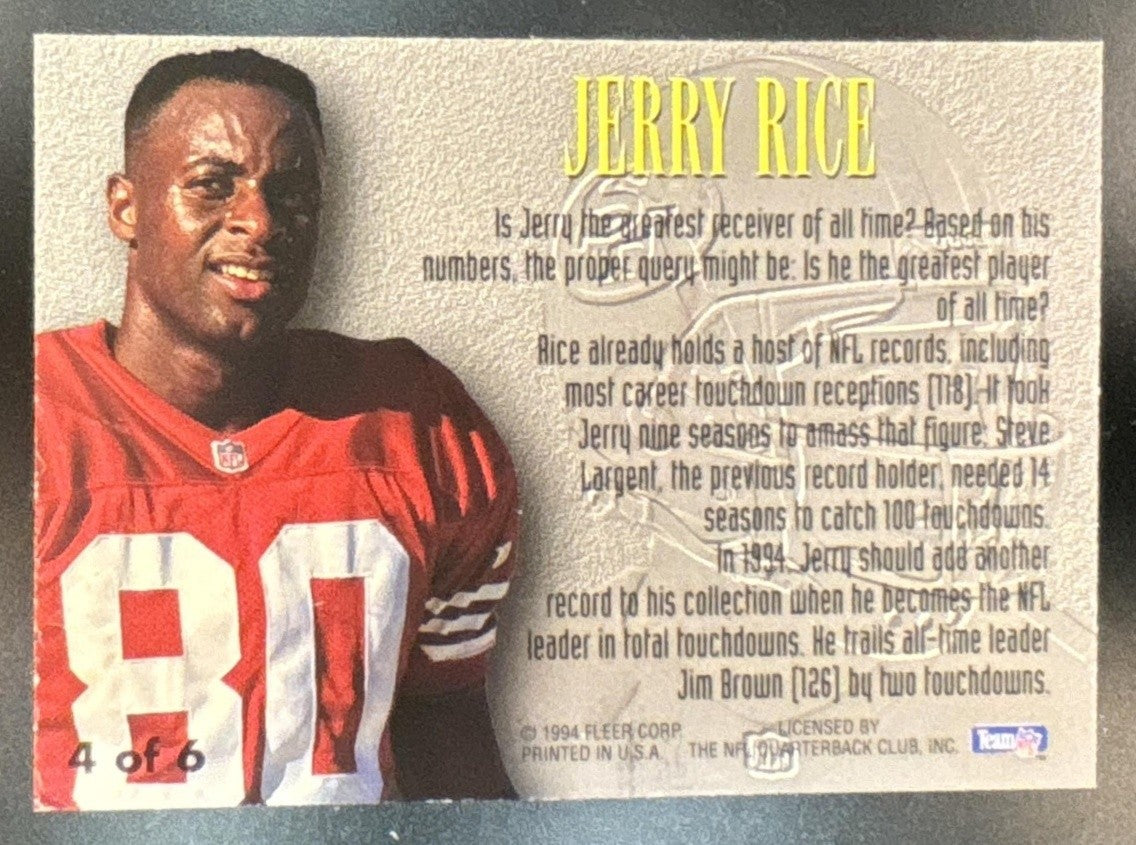 1994 Fleer Jerry Rice Living Legends San Francisco 49ers