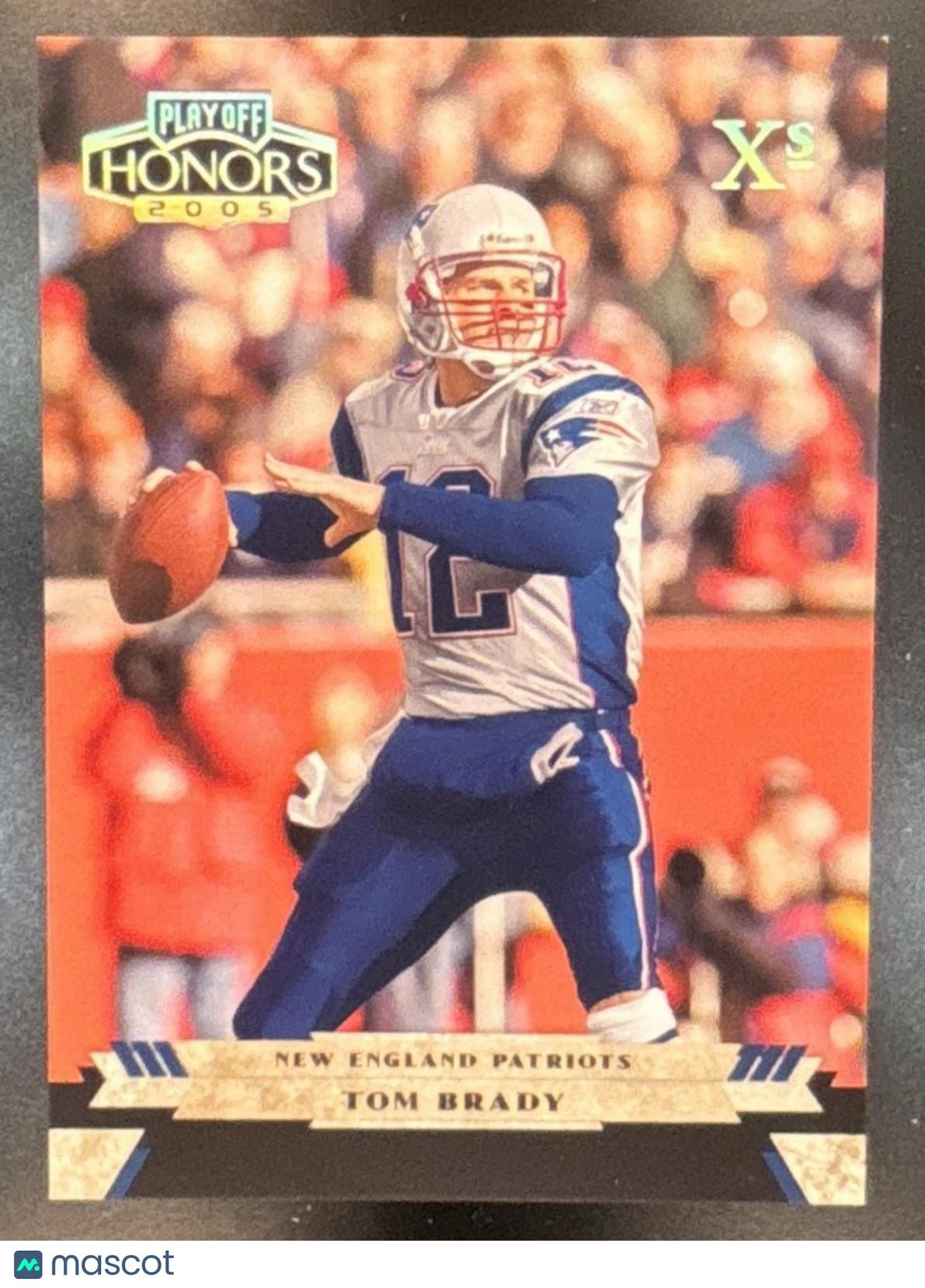 2005 Playoff Honors Tom Brady X's /299 #61 New England Patriots