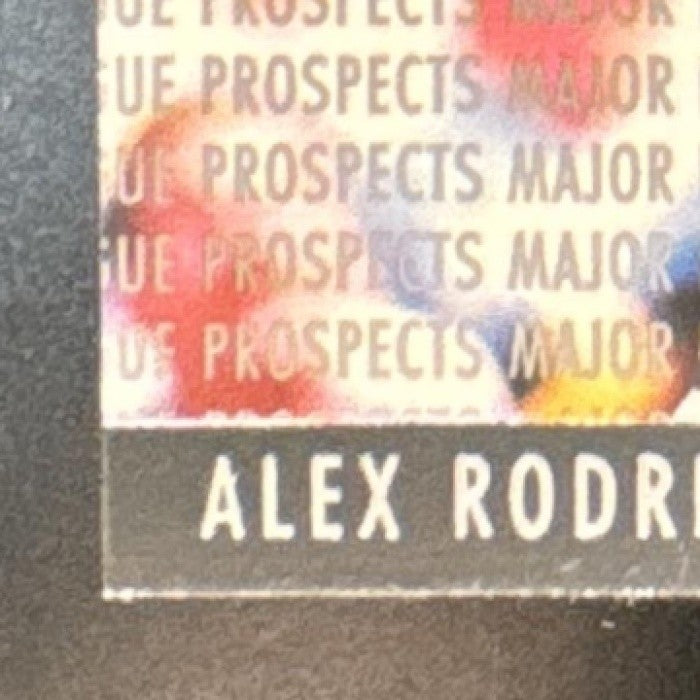 1995 Fleer Alex Rodriguez Major League Prospects #10 RC Seattle Mariners