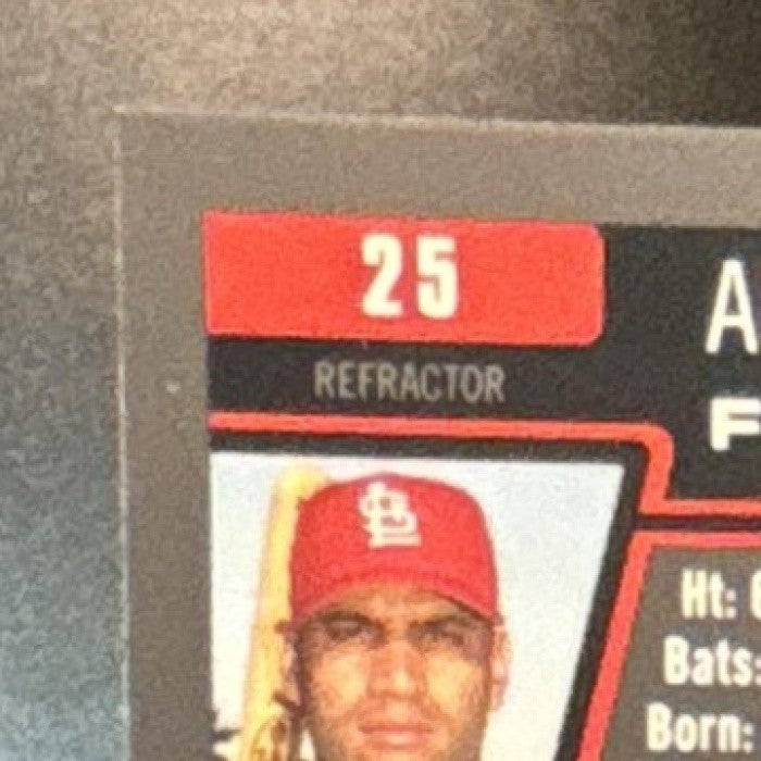 2006 Bowman Chrome Albert Pujols Refractor #25 Cardinals
