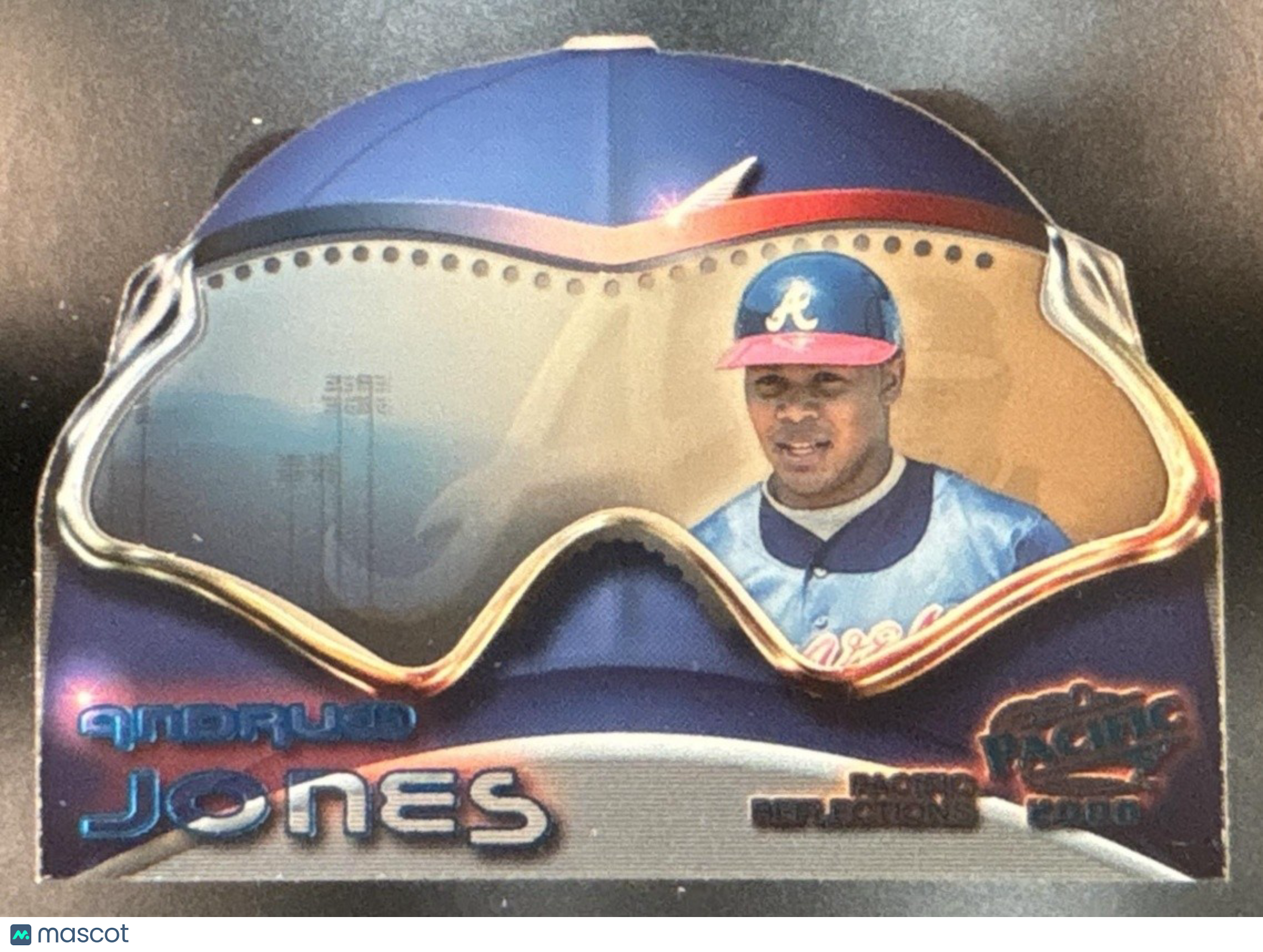 2000 Pacific Andruw Jones Reflections #1 Atlanta Braves