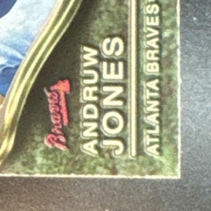 2000 Pacific Andruw Jones Reflections #1 Atlanta Braves