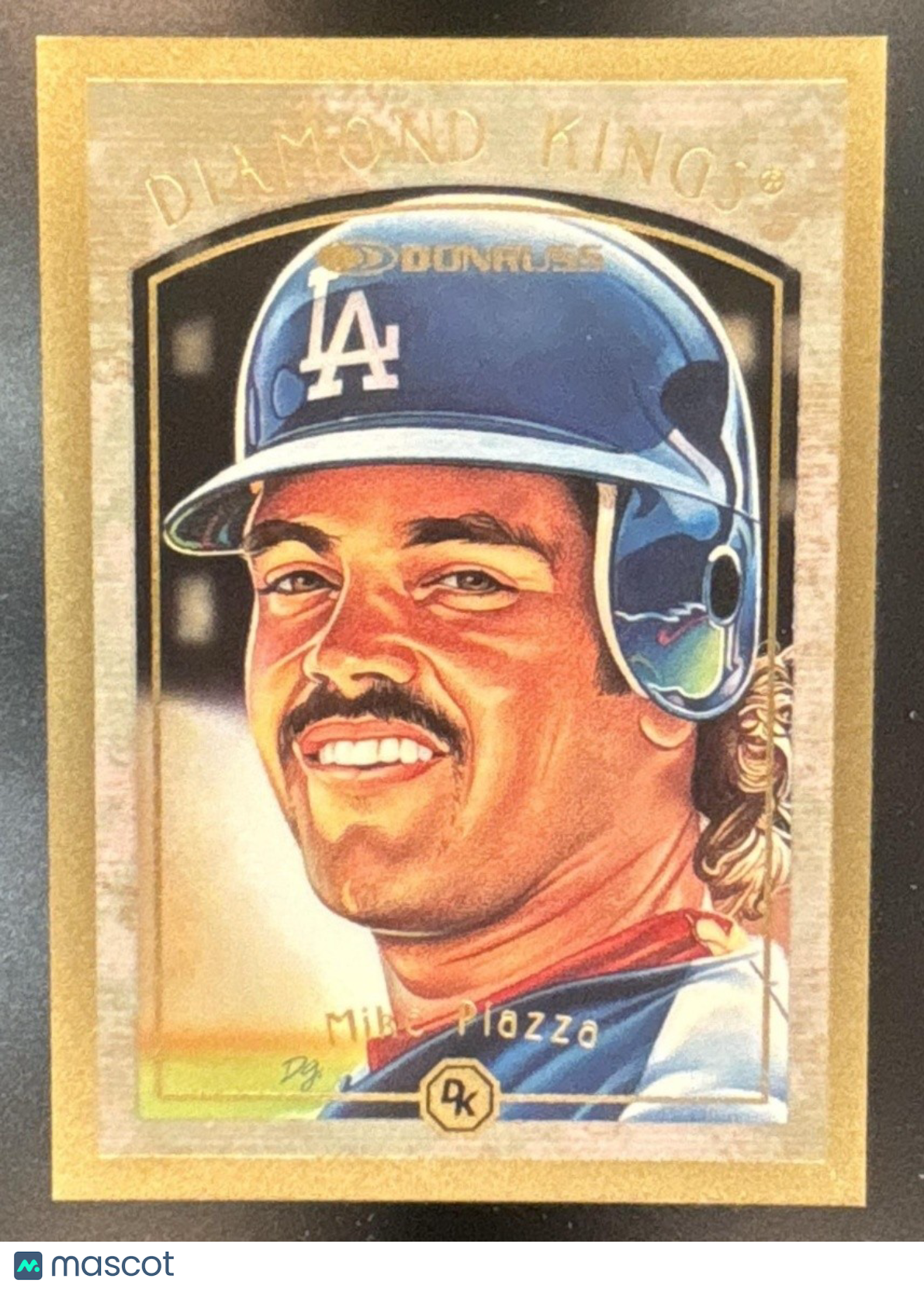 1997 Donruss Mike Piazza Diamond Kings /10000 #7 Los Angeles Dodgers