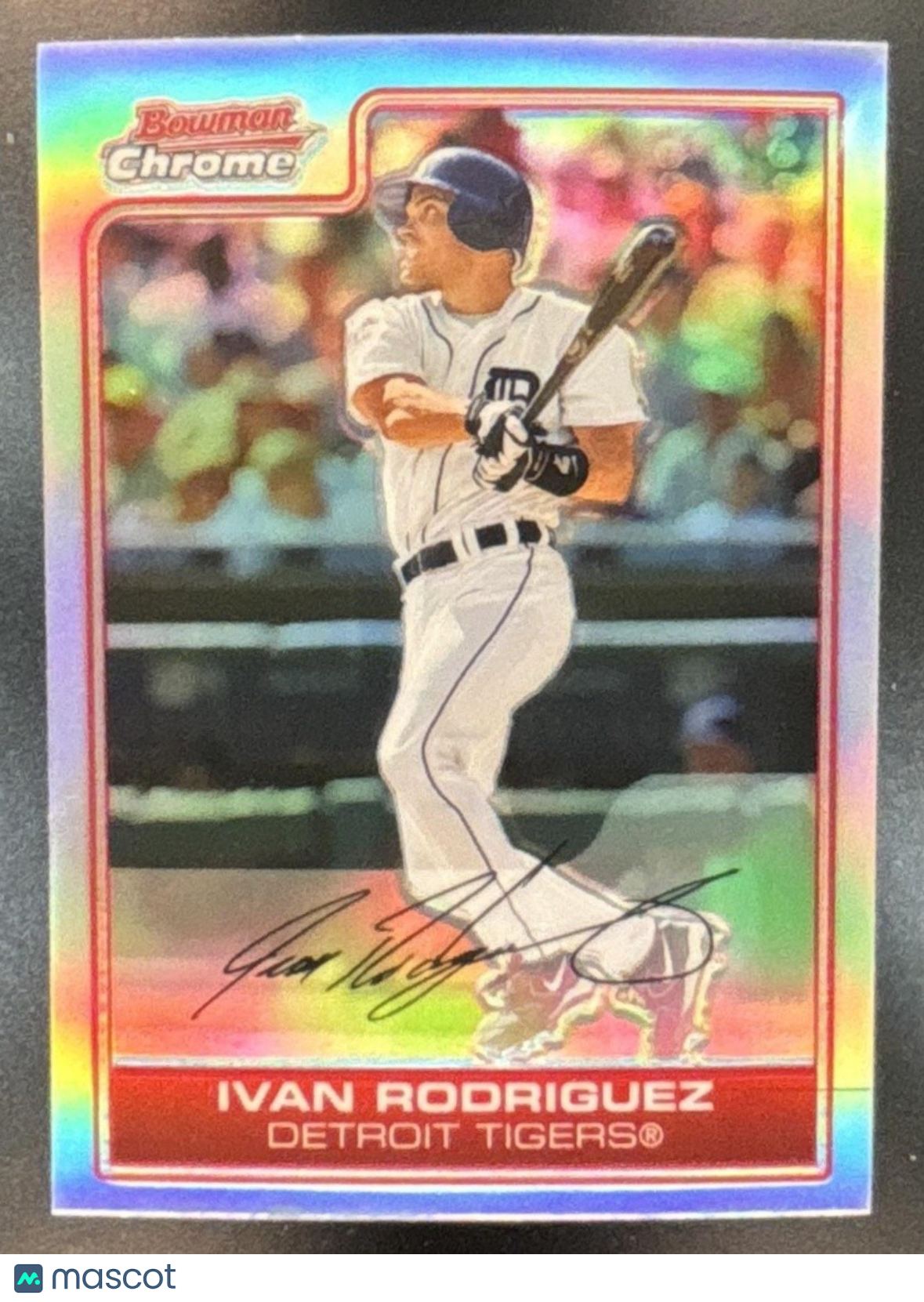 2006 Bowman Chrome Ivan Rodriguez Refractor #62