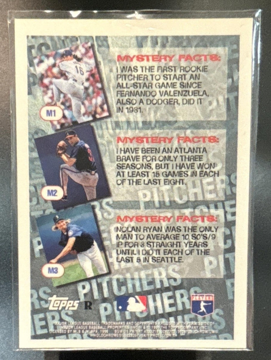 1996 Topps Greg Maddux Mystery Finest Refractor #M2 Atlanta Braves