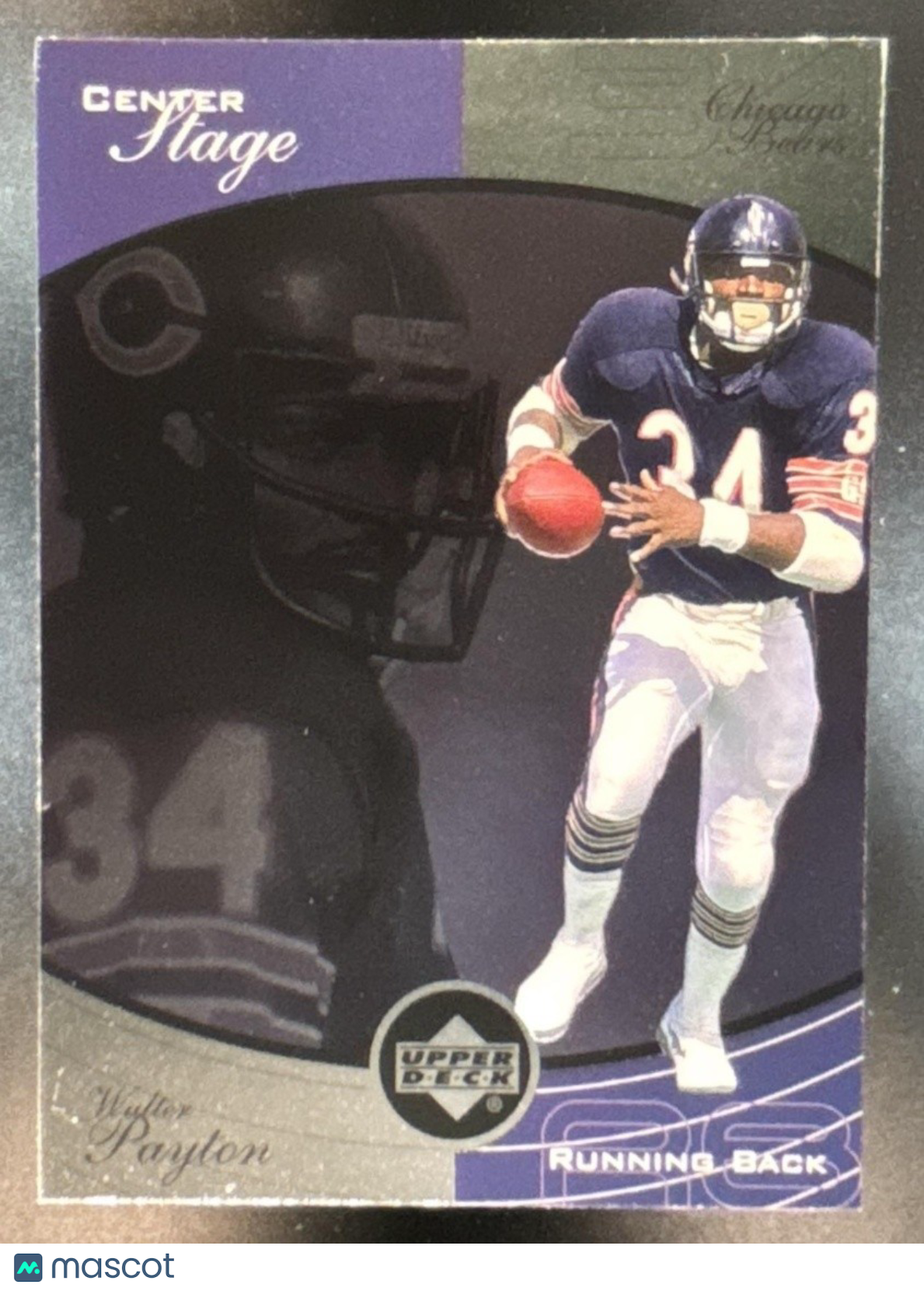1999 Upper Deck Ovation Walter Payton Center Stage #CS9 Chicago Bears