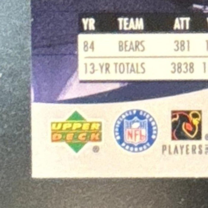 1999 Upper Deck Ovation Walter Payton Center Stage #CS9 Chicago Bears