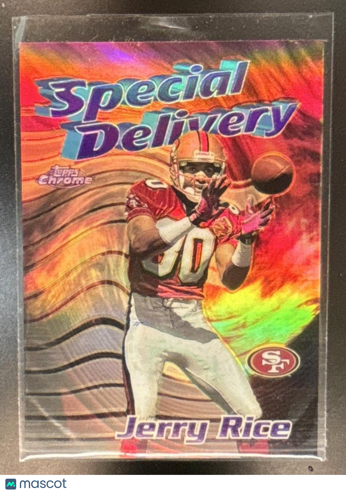 1997 Topps Chrome Jerry Rice Season's Best Refractor #21 San Francisco 49ers