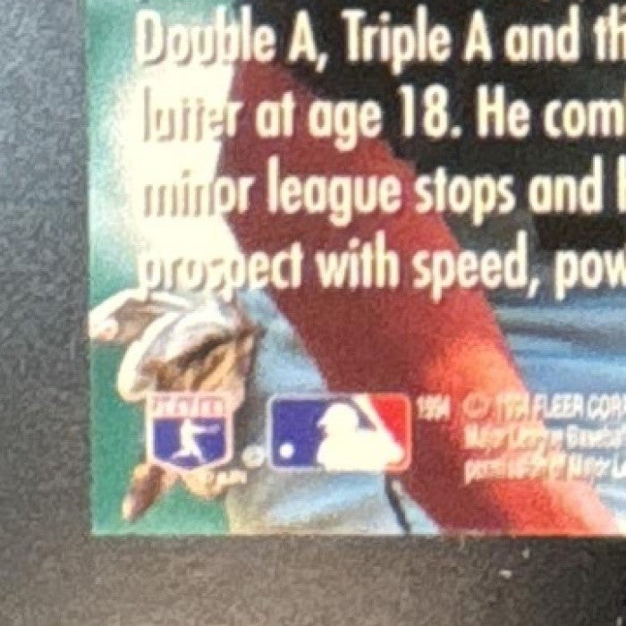 1995 Fleer Alex Rodriguez Major League Prospects #10 RC Mariners