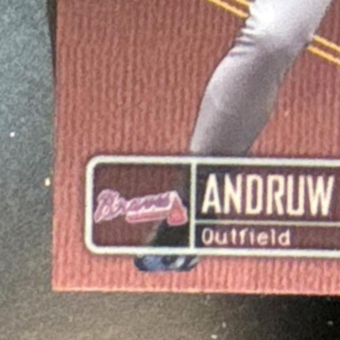 1999 Topps Stadium Club Andruw Jones Triumvirate Luminous #T2A Atlanta Braves