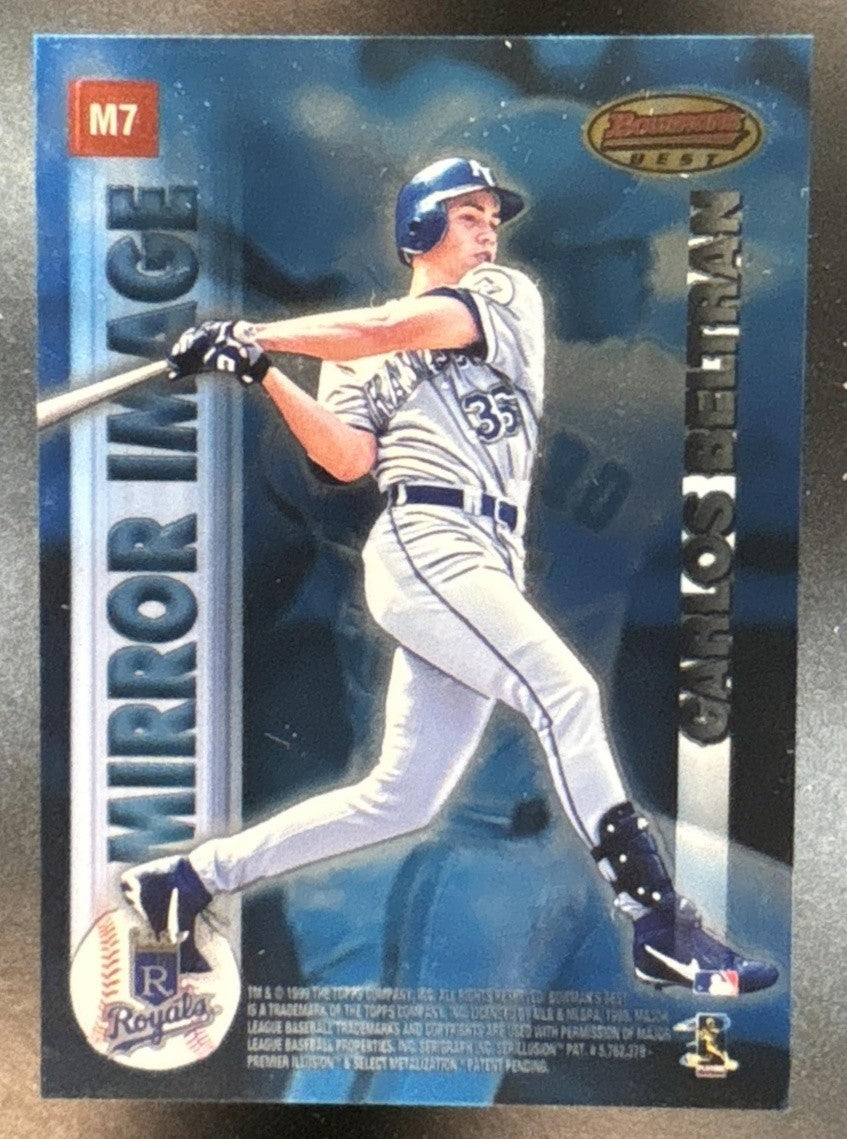 1999 Bowman's Best Vladimir Guerrero Carlos Beltran Mirror Image #M7 Royals