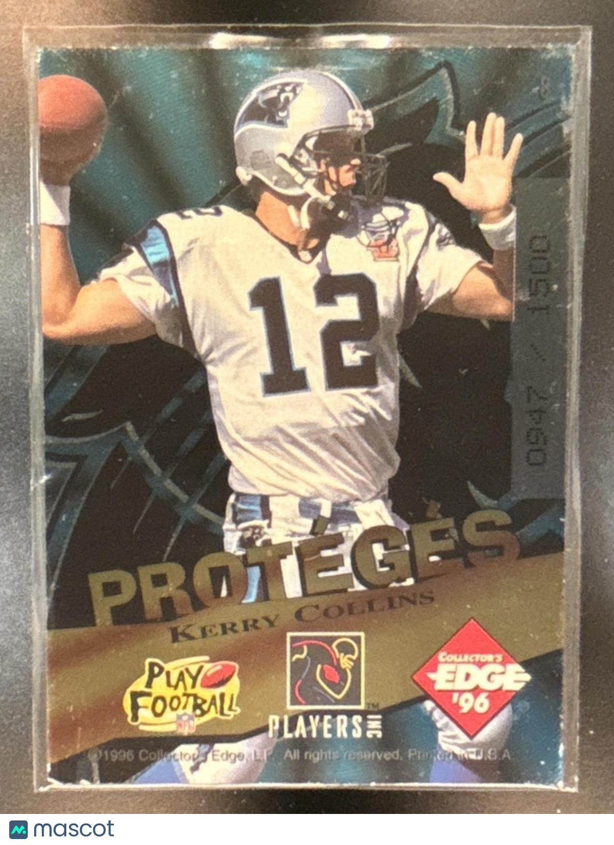 1996 Collector's Edge Brett Favre Kerry Collins Proteges /1500 #8