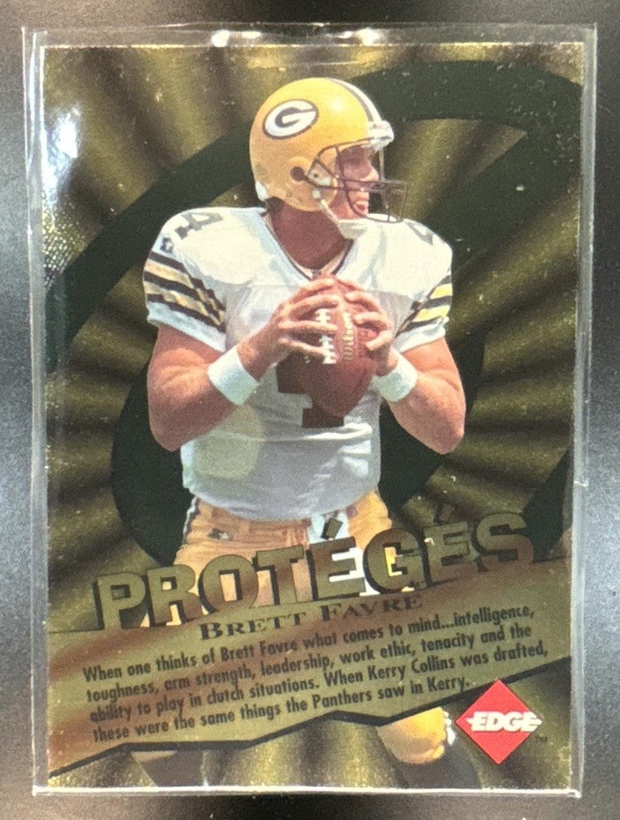 1996 Collector's Edge Brett Favre Kerry Collins Proteges /1500 #8