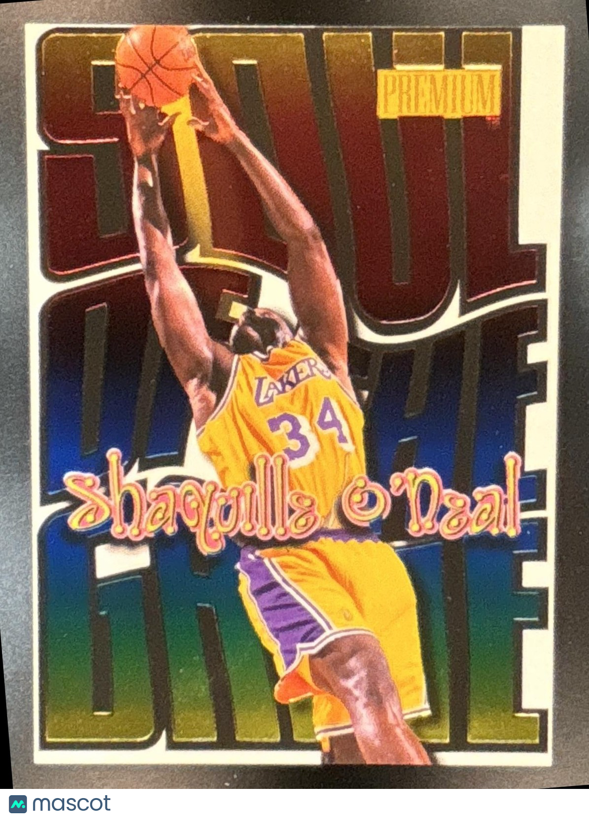 1998-99 Skybox x Premium Shaquille O'Neal Soul of the Game #8 Los Angeles Lakers