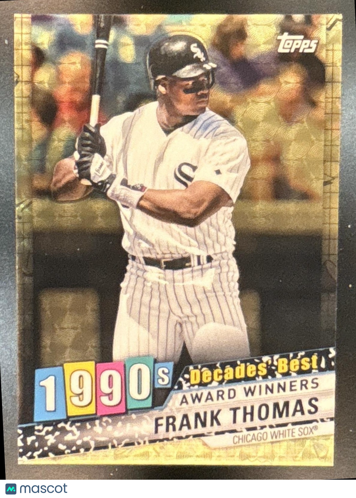 2020 Topps Frank Thomas Decades' Best Chrome Superfractor 1/1 Chicago White Sox