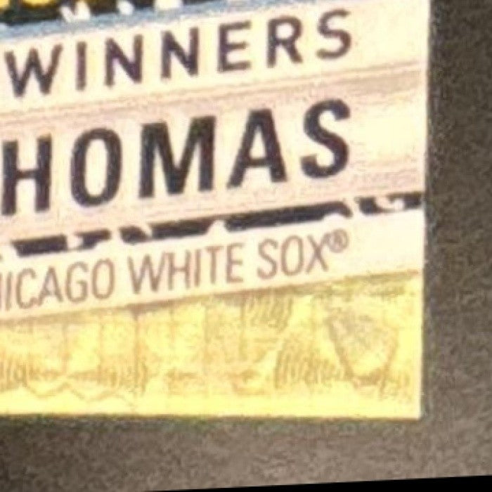 2020 Topps Frank Thomas Decades' Best Chrome Superfractor 1/1 Chicago White Sox