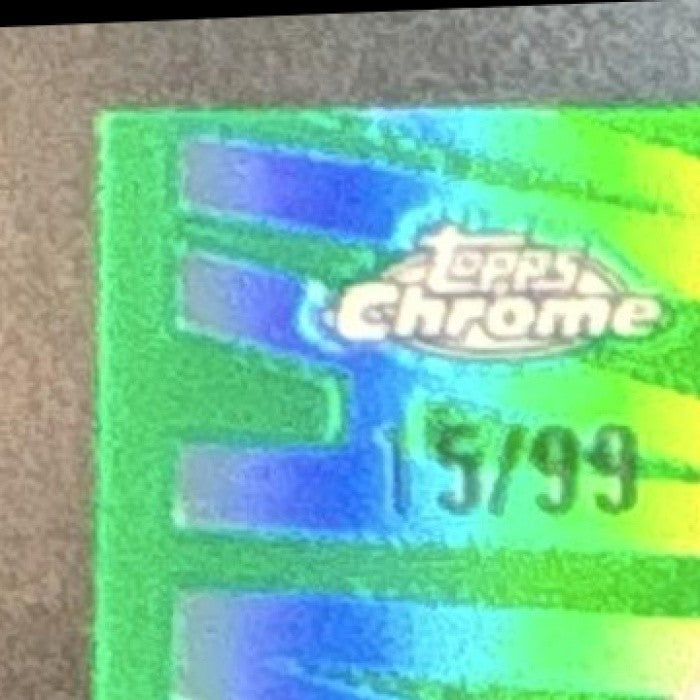 2025-26 Topps Chrome Update Cooper Flagg Clutch City Green /99 Dallas Mavericks