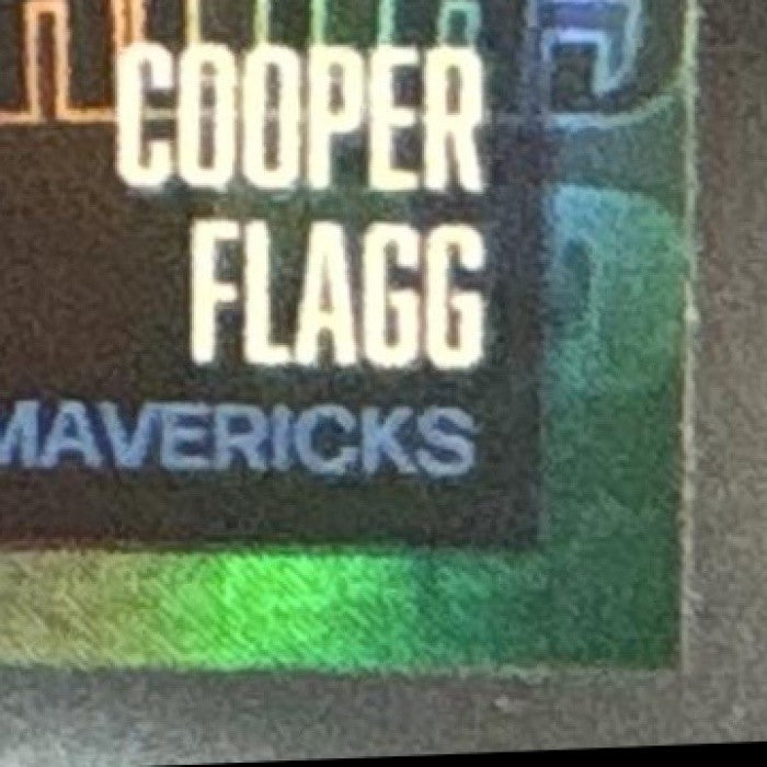 2025-26 Topps Chrome Update Cooper Flagg Clutch City Green /99 Dallas Mavericks