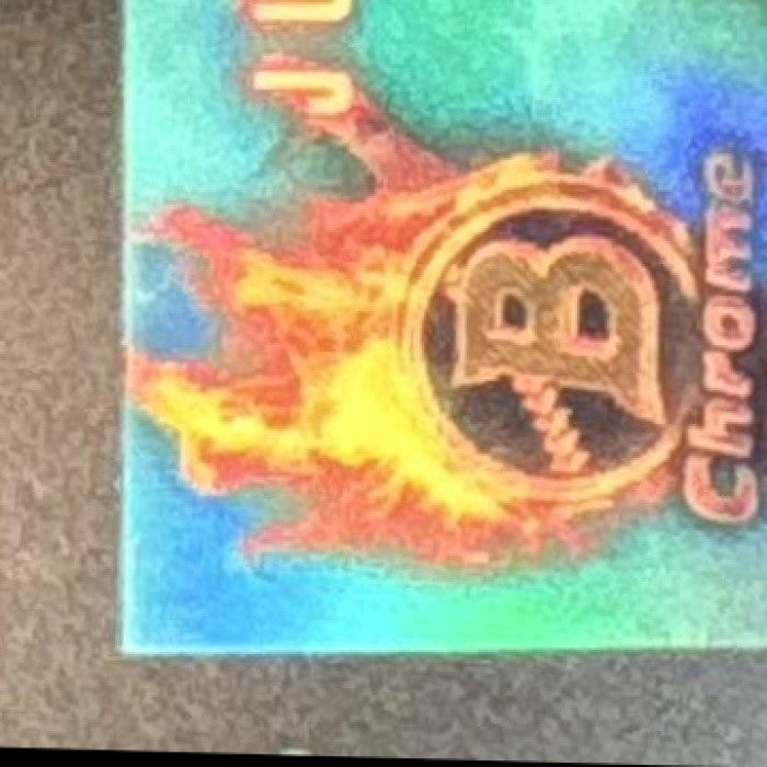 2024 Bowman Junior Caminero Rising Infernos Chrome Aqua /125 RC Tampa Bay Rays